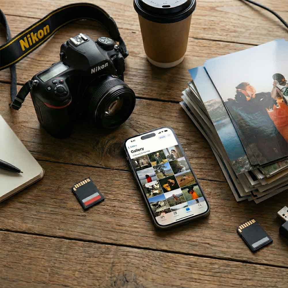 Photo prints in various sizes.